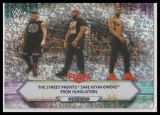 2021 Topps WWE #20 The Street Profits Save Kevin Owens from Humiliation Foil