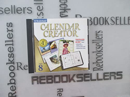 Calendar Creator 8 (Jewel Case - VERY GOOD - Picture 1 of 1