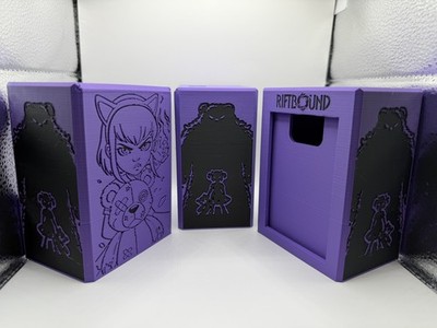 Riftbound - Annie Purple & Black Plastic Deck Box 