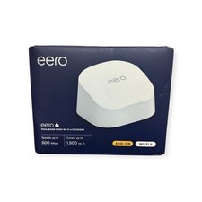 eero 6 - Extender - Dual-Band Mesh Wi-Fi 6 Extender - Up to 1500 sq. ft - White