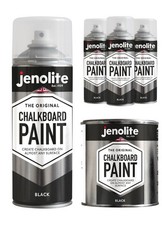 Jenolite Multi-Surface Chalkboard Paint Home Arts Crafts - Black - 400ml