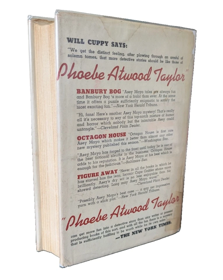 Phoebe Atwood Taylor - SPRING HARROWING - Norton 1st 1939 Asey Mayo Mystery - Image 2 of 4