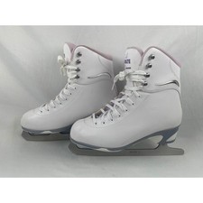 Jackson SoftSkate Women 8 White Pink Recreational Figure Skates Ultima Mark I