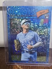 2026 Topps Heritage Blue Sparkle Jac Caglianone RC Kansas City Royals