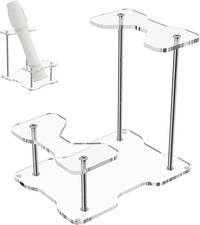 Acrylic Lightsaber Display Stand with Non-Slip Base - Light Saber Hilts Desktop