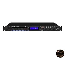 TASCAM CD-400U 1U Multi-Player with Bluetooth/AM/FM Tuner Black