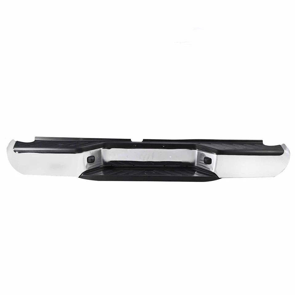 Chrome Rear Step Bumper Assembly W/O Sensor Holes For Nissan Frontier 2005-2021 Foto 2 de 4