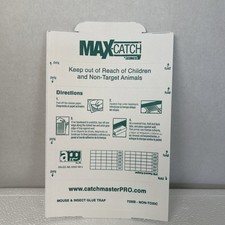 Mice Glue Traps Pest Sticky Boards MAX Catch trap Spiders Insects, 3 Count