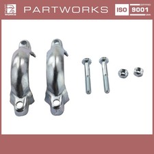 2x Klemmschelle Abgasrohr für PORSCHE 911 2.7 3.0 SC Auspuffschelle +Schrauben