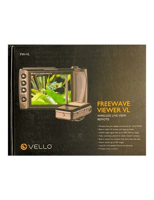 Vello FreeWave Viewer VL Wireless Live View Remote + KIT With IR and Data Cable