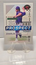 2025 Panini Prospect Edition - Charlee Soto #73 Red 218/299 (RC)