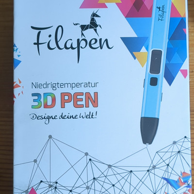 Filapen VM01 Niedrigtemperatur 3D-Stift Set mit PCL-Filamenten & Etui