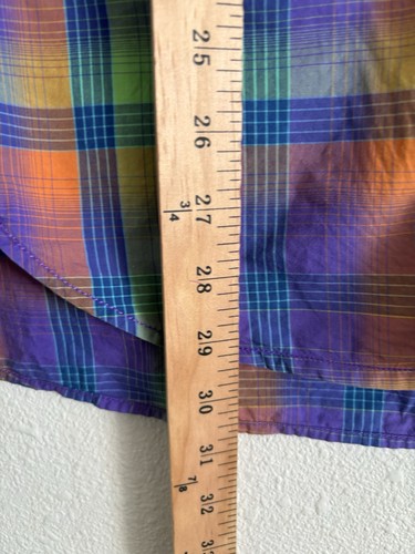 Robert Graham Button Shirt Mens Large Tailored Fit Check Plaid Long-Sleeve - Picture 7 of 13