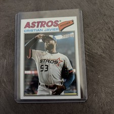 2026 Topps Heritage - MLB Cristian Javier Card #330 Houston Astros