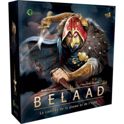 Jeux de société Belaad La Contrée de la Plume et de l'Epée avec matériel en bois