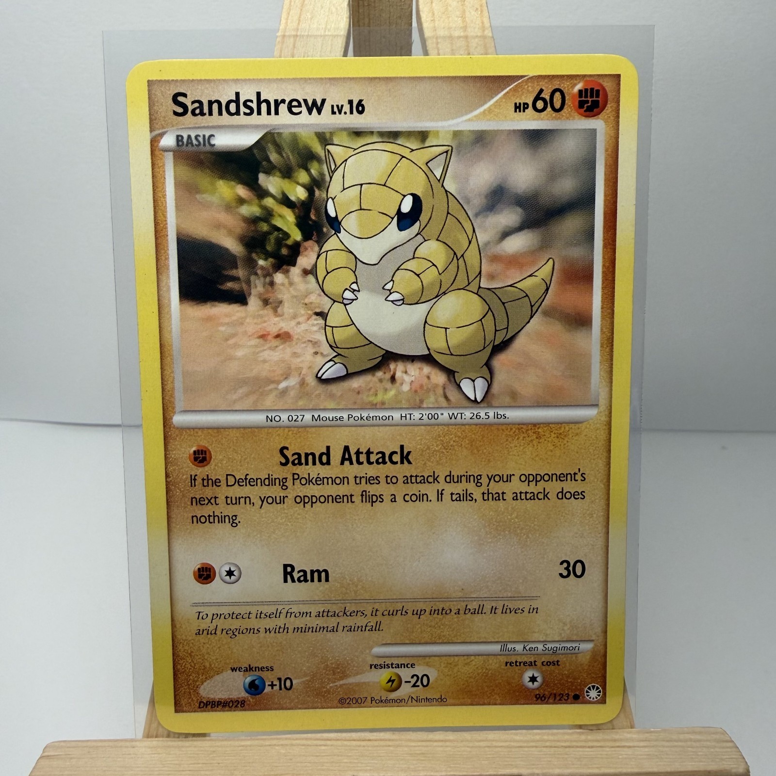 Sandshrew 96/123 Mysterious Treasures Pokemon TCG