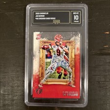 2020 PANINI CHRONICLES GRIDIRON KINGS #GK1 JOE BURROW ROOKIE RC PSA 10