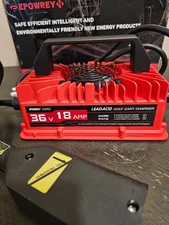 EPOWREY 18 AMP 36 Volt Golf Cart Battery Charger for EZGO TXT D Style Plug #3