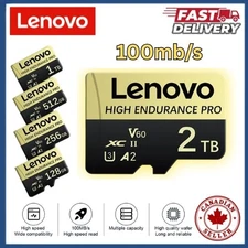 2TB 1TB 512GB 256GB Micro SD TF Memory Card V60 U3 SDXC A2 High Fast Speed