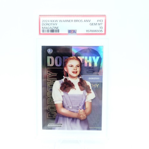 2024 Kakawow WB Wizard of Oz Dorothy #43 Magazine Card /288 PSA 10