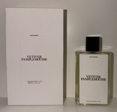 Zara Emotions N°01 ~ Vetiver Pamplemousse ~ Eau de Parfum  90 ml Flakon Version