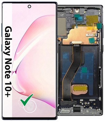 Oryginal OLED display für Samsung Galaxy Note 10 Plus N975F Fingerprint + Rahmen
