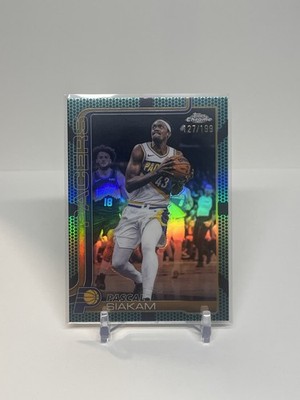 2025-26 Topps Chrome Update Series- Pascal Siakam Aqua Basketball Refractor /199