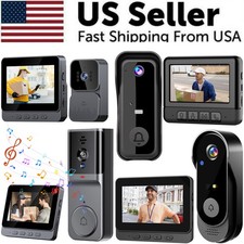1080P Wireless Doorbell Camera with Monitor Video Door Phone Intercom System