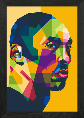 Gerahmtes Wandbild Poster Leinwanddruck Bild im Pop Art Stil
