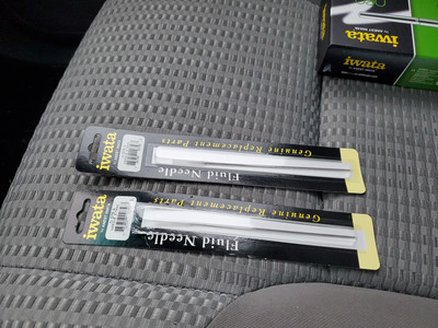 2 Iwata Neo N5000 0.5mm Fluid Needles
