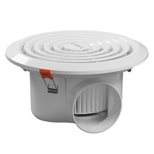 8" Bathroom Exhaust Fan White Quiet Ceiling Vent 110 CFM Ventilation 110V