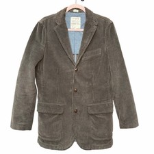 J. Crew Vintage Cord Corduroy Cotton Elbow Patch Suit Jacket Blazer Men's Small
