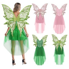 Frauen Waldfee Leistung Kostüm Verkleiden Elf Party Kleid Bühne Cosplay Sexy