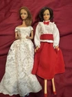 Vintage 1960s Real Eyelashes Wedding And Mary Poppins Barbie’s Lot Of 2
