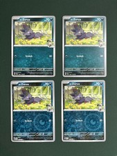 Pokemon TCG N’s Zorua 97/159 JTG Playset Bundle X4 (incl. 2x Reverse Holo) NM