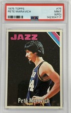 1975 Pete Maravich PSA 9 (PD) Topps #75