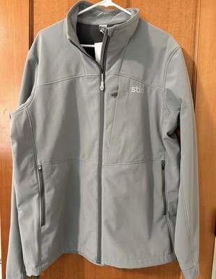 Stio SOFTSHELL Vescent Jacket Mens XL  Moon Dust  Gray