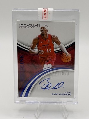 Bam Adebayo SP AUTO - Panini 2024-25 Immaculate Ink Miami Heat Autograph /25
