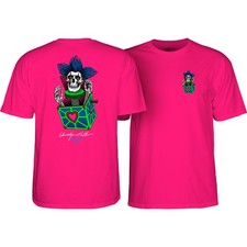 Camisa de monopatín Powell Peralta Chris Hiett Skull Heliconia