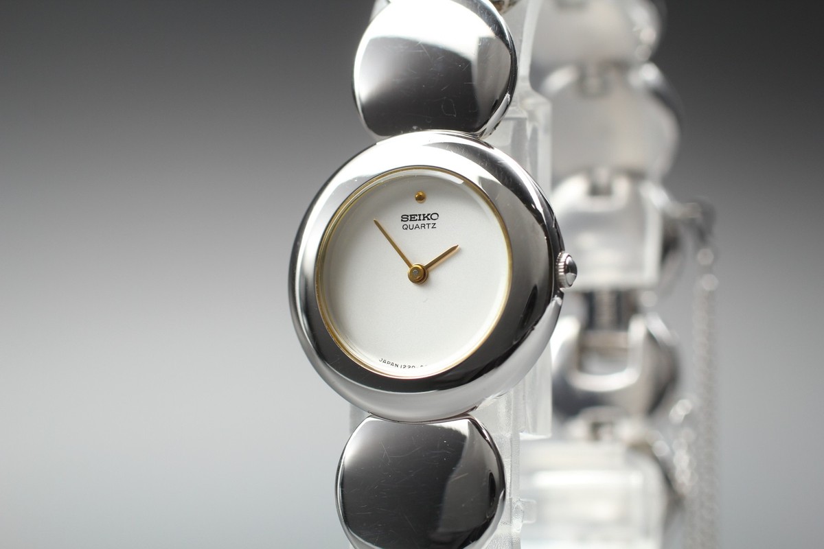 Vintage 1984 Seiko Bracelet Sylvie 1220-0030 PDP Quartz Womens