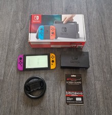 Nintendo Switch (32gb)  - Purple/Orange - Boxed, With Accessories. 
