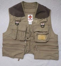 Vintage 80’s Columbia Sportswear Pocket Fly Fishing Vest Mens Large USA Made VTG