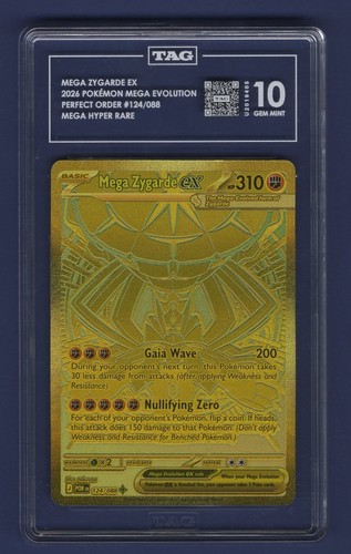 Mega Zygarde ex graded TAG 10 for sale on eBay