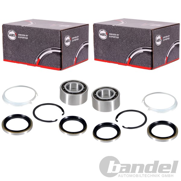 2X A.B.S. RADLAGER-SATZ Vorne Passend FüR Toyota Carina Celica Corolla RAV-image