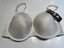 NWT Maidenform Custom Lift T-Sirt Bra 09473 38D White