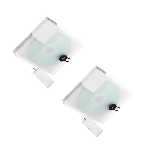 2 Pieces CD Booklet Travel Carry Case Storage Discs Bags Dvd Portable Holder - 第 1/12 張圖片