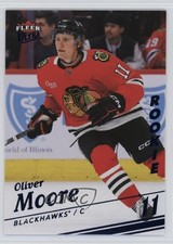 2025-26 Upper Deck Fleer Ultra Rookies Ice 29/100 Oliver Moore #190 Rookie RC