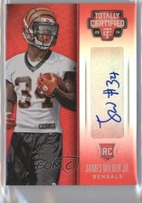 2014 Panini Totally Certified 7/25 James Wilder Jr #114 Auto 0c2