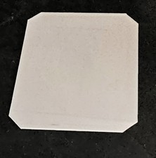 SINAR 4x5 GROUND GLASS 1 - frosted w/CUT CORNERS no grid lines - 7 available