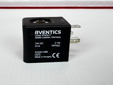 Aventics R432011989 24VDC Solenoid Coil 2.7W 24VDC - No box